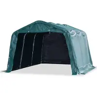 vidaXL Tente amovible pour bétail PVC 550 g/m² 3,3 x 4,8 m Vert foncé