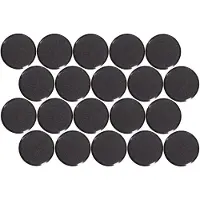 MAUL Aimants ronds - Ø 33 x 14 mm - force d'adhérence 2 kg - noir - 20 pièces