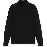 Olymp Casual Regular Fit Pull-over noir, Unicolore
