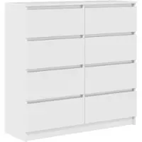vidaXL Sideboard Blanc 100x35x99 cm Bois composite