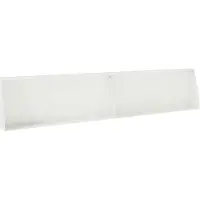 vidaXL Muret de soutènement, 2 pièces, 100 x 12 x 50 cm, acier, blanc