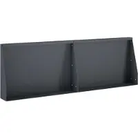vidaXL Muret de soutènement, 2 pièces, 60 x 12 x 40 cm, acier, anthracite