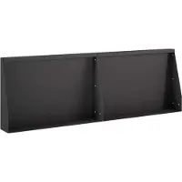 vidaXL Muret de soutènement, 2 pièces, 60 x 12 x 50 cm, acier, noir