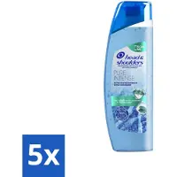Head & shoulders 5 flacons de shampooing antipelliculaire Pure Intense, effet rafraîchissant, 250 ml - Pack avantageux - 5 pièces