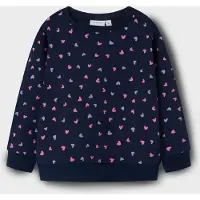 Name it Sweat-shirt 'Davina' saphir / violet / rose clair