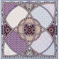 Roeckl Foulard ' Kaleidoskope' mélange de couleurs