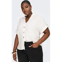 ONLY Carmakoma Chemisier 'CARYasmin' blanc