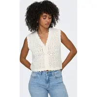 ONLY Cardigan blanc cassé