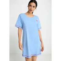 LASCANA Chemise de nuit bleu / rouge