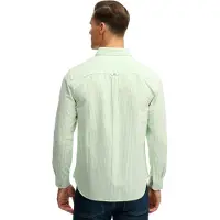 Superdry Chemise vert clair / blanc