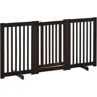 PawHut Clôture pour chiens barrière de sécurité MDF, D06-047-1