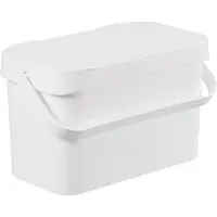 Smartstore Seau à compost et déchets alimentaires 5 L - blanc
