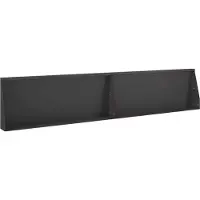 vidaXL Muret de soutènement, 2 pièces, 100 x 12 x 50 cm, acier, noir