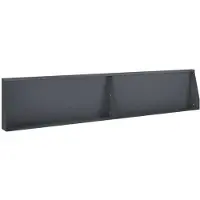 vidaXL Muret de soutènement, 2 pièces, 100 x 12 x 40 cm, acier, anthracite