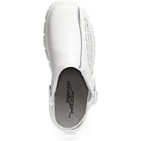 ABEBA (7310) Clog Chaussures professionnelles Dynamic OB avec impression blanc 47