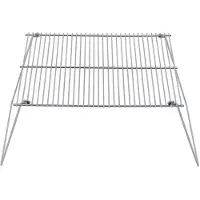 MFH - Max Fuchs Grille de barbecue FoxOutdoor, en acier, pliable, 38 x 25 cm