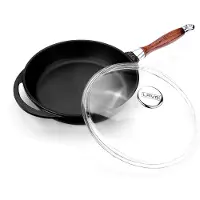 Lava Poêle à frire - 28 cm - 2,8 litres - Fonte - Noir