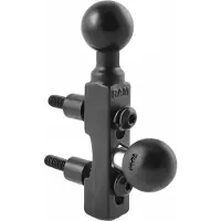 Ram Mounts Motorcycle Brake/clutch Reservoir Double Ball Base Mount Argenté