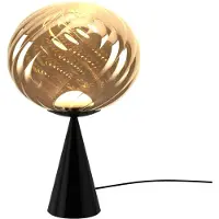 Tom Dixon Whirl Fat Cone Lampe de table Gold | Black