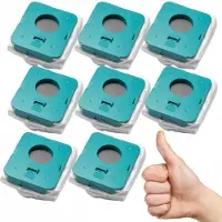 AreoSe Sacs de rechange pour stations d'aspiration Bespoke Jet de Samsung, paquet de 8.