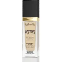 Eveline Cosmetics Wonder Match fond de teint liquide longue tenue à l'acide hyaluronique teinte 05 Light Porcelain 30 ml