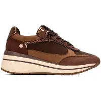 Xti pour femme. 14617002-MARRON Chaussures 146170 marron (41), 5 à 8 cm, Lacets, Casuel