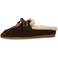 Manfield Pantoufle marron