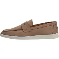 Hackett London pour homme. HMS200148 Chaussures en nubuck Martins Saddle beige (41), Plat, Aucun, Casuel