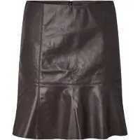 Y.A.S Jupe Courte Colly Naplon Leather