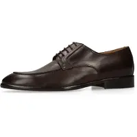 Manfield Chaussure à lacets marron