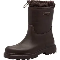 Tamaris Bottes en caoutchouc brun foncé