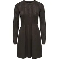 ONLY Robes en maille 'ONLFia' brun foncé