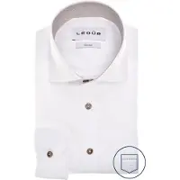 Ledub Modern Fit Chemise Blanc de neige, Unicolore