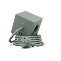Avolt Square 1 USB-C Extenseur de Puissance Oak Green | 3 m