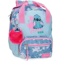 Joumma Sac à dos Disney Stitch, motif cœur, personnalisable, 28 cm