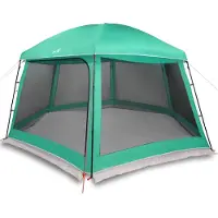 vidaXL Tente pool avec toit amovible parois filet vert mer 512x458cm