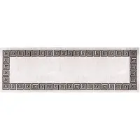 vidaXL Tapis lavable antidérapant 80x300 cm Beige clair