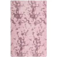 vidaXL Tapis Shaggy à poils longs NAVARRA rose poudré 130x200 cm