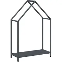 vidaXL Étagère à bois de chauffage Anthracite 60x25x90 cm Acier laminé à froid
