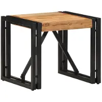 vidaXL Table basse 40x40x35 cm en bois massif d'acacia