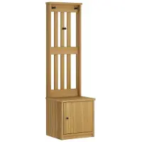 vidaXL Portemanteau SANDNES 45x40x159,5 cm bois massif pin
