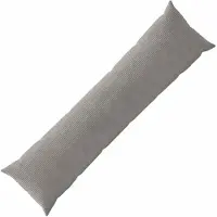 vidaXL Housse De Coussin Heerlen Gris Clair 40 X 145 Cm Velours Côtelé