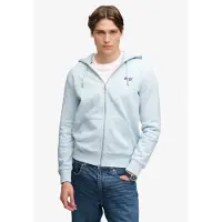 Superdry Veste de survêtement 'Essential' bleu marine / bleu pastel