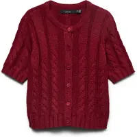 Vero Moda Cardigan 'VMOriane' rouge foncé