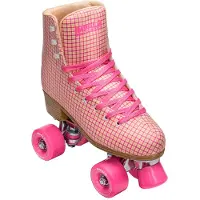 Impala Patins à Roulettes - Quad Skate - Rose Tartan - - 42 - Patins à Roulettes