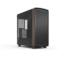 Fractal Design Summit Black TG Light Tint, tour de taille moyenne, PC, noir, Mini-ITX, Micro ATX, ATX, E-ATX, acier, gaming