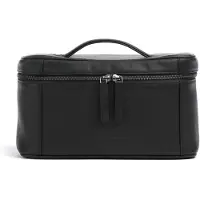 The Chesterfield Brand Trousse de toilette Wax Pull Up Limone en cuir 29 cm, Trousse de toilette, Noir