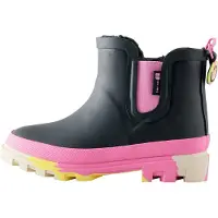 Next Bottes en caoutchouc rose / noir