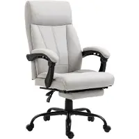 Vinsetto Chaise de bureau de massage , hauteur réglable de 111 à 119 cm, chaise pour ordinateur avec fonction de chauffage