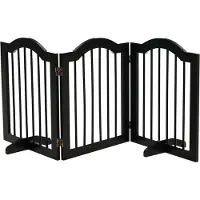 PawHut Support de protection pour chiens - Support pour chiens - 3 pièces - Noir - 154,5L x 29,5L x 61H cm